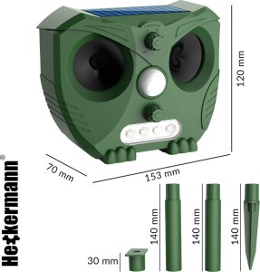 Heckermann Odstraszacz solarny zwierząt szkodników 536 2