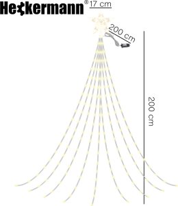 Lampki choinkowe Heckermann Lampki świąteczne Choinka CL-G40SL Warm 7