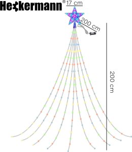 Lampki choinkowe Heckermann Lampki świąteczne Choinka CL-G40SL Colorful 7