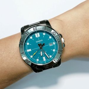 Zegarek Casio ZEGAREK MĘSKI CASIO MTP-VD01D-3E2 (zd185h) + BOX 3