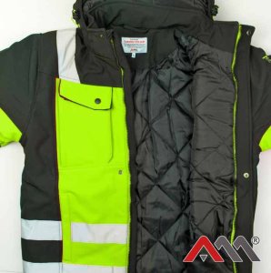 Kurtka męska Artmas Kurtka Robocza Zimowa Softshell Ocieplany Fluorescencyjna Pasy Odblaski Xl Artmas Classic-Vis Win Y Xl 5907791450142 2