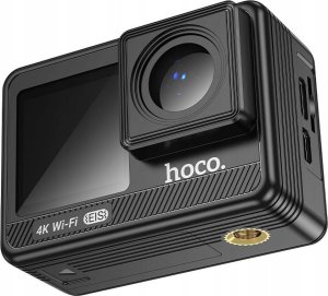 Kamera Hoco HOCO kamera sportowa z dwoma wyświetlaczami 1,3" + 2" anti-shake IPS 4K DV102 czarna 4