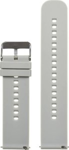 Pacific Pasek gumowy do zegarka U27 - jasny szary/srebrny - 20mm 3