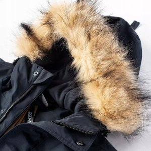 Kurtka męska hitec Męska kurtka parka płaszcz ocieplany membrana wodoodporna 10000mm Hi-tec Lassero granatowa rozmiar XL 4