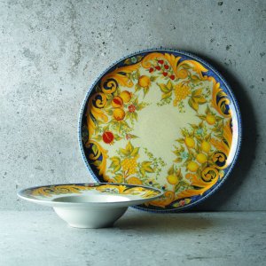 Duralex Talerz do pizzy z porcelany Barocco śr. 31 cm - zestaw 6 szt. 2