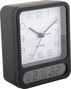 Karlsson Budzik z termometrem i higrometrem DOU 2