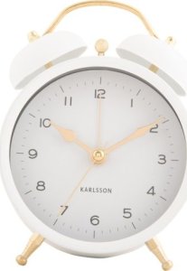 Karlsson Rudzik retro TWIN BELL, Ø 9,7 cm 1