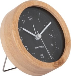 Karlsson Budzik z bambusową obudową NEAT, Ø 10 cm 1