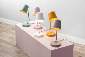 Lampka biurkowa Leitmotiv beżowa 6
