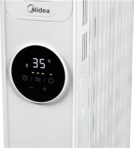 Grzejnik Midea Midea Oil Radiator Heater | NY2513-22MR | Oil Radiator | 2500 W | Number of power levels 3 | Suitable for rooms up to 35 m² | White 6