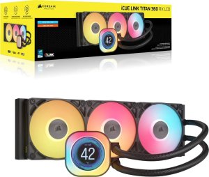 Chłodzenie wodne Corsair iCUE LINK Titan 360 RX LCD RGB (CW-9061023-WW) 6