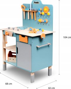 Promis Warsztat z narzędziami - zestaw majsterkowicza 65 części (WN100) 15