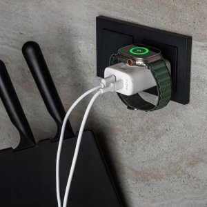 Ładowarka Fixed Power Socket Travel Charger - ładowarka Apple Watch/USB-C/USB-A 33W biała 6