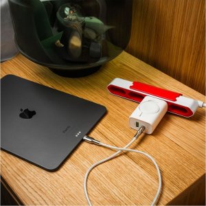 Ładowarka Fixed Power Socket Travel Charger - ładowarka Apple Watch/USB-C/USB-A 33W biała 7