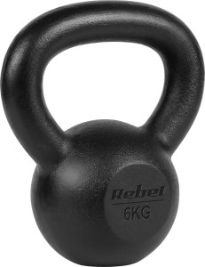 Rebel Kettlebell żeliwny 6kg, REBEL ACTIVE 1