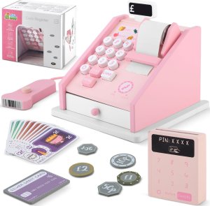 Ricokids Drewniana zabawka kasa sklepowa RK-868 Ricokids 1