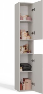 Topeshop SZAFKA ŁAZIENKOWA REGAŁ SŁUPEK NEL I KASZMIR BEŻ 9