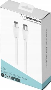 Kabel Champion Antenowy (F) 3.5m biały (CH3743) 2
