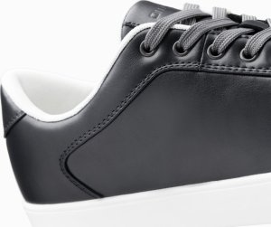 Ombre Klasyczne buty męskie sneakersy z wysoką podeszwą  grafitowe V4 OM-FOCS-0165 45 2