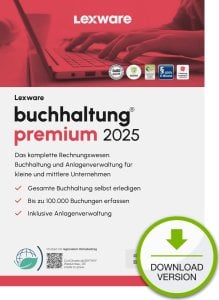 Program Lexware Lexware ESD buchhaltung premium 2025 Download Jahresversion 1