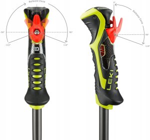 Leki LEKI KIJE 3D AIRFOIL white/yellow 115 9