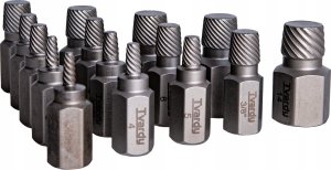 Tvardy Wykrętaki do zerwanych śrub 15el. Cr-Mo (20) 6