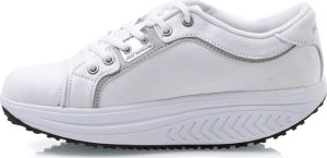 Fitness King Trampki z podeszwą kołyskową Fit Walk balansujące na fitness białe 39 4