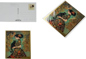 Carmani Kpl. 12 pocztówek - Inspirowana malarstwem G. Klimt (CARMANI) 1