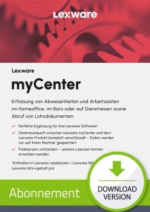 Program Lexware Lexware myCenter Lizenzen pro/prem 2025 - 5 Devices, ABO - ESD-DownloadESD 1