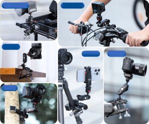 Ulanzi Ramię Przegub Zacisk Uchwyt Klips Imadło Magic Arm na Gwint 1/4 ULANZI / CU03 5