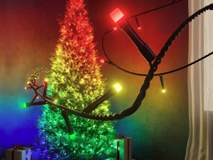 Lampki choinkowe Twinkly 750 LED kolorowe 2