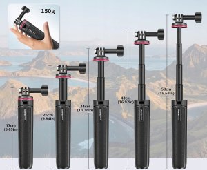 Ulanzi Statyw Monopod Tripod do GoPro HERO 13 12 11 10 9 8 7 6 5 MAX / / MT-72 9