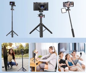 Statyw Ulanzi Statyw Monopod na Telefon Aparat Kamerę Głowica 3D 1/4'' + ISO / Ulanzi / MT-73 4