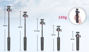 Statyw Ulanzi Statyw Monopod na Telefon Aparat Kamerę Głowica 3D 1/4'' + ISO / Ulanzi / MT-73 10