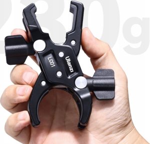 Ulanzi Podwójne Mocowanie Uchwyt Imadło Magic Arm 2x Klips Super Clamp / ULANZI / LC01 8
