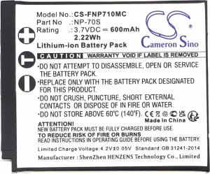 Akumulator Kf Akumulator Bateria typ NP-70S NP70S do Fuji Fujifilm Instax Mini 99 Mini99 / CS-FNP710MC 5