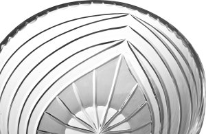 Zawiercie Huta Szkła Owocarka kryształowa 25 cm 5437/5-1384 5