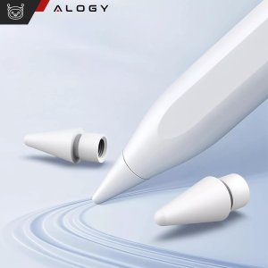 Alogy Końcówka wymienna 4szt. Twardość 2B do Rysika do Apple Pencil 1/2 generacji do iPad Air Pro Mini 8