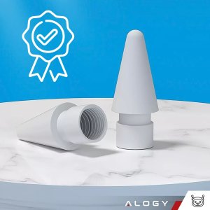 Alogy Końcówka wymienna 4szt. Twardość 2B do Rysika do Apple Pencil 1/2 generacji do iPad Air Pro Mini 9
