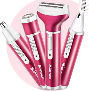 Depilator Verk Depilator golarka damska do ciała nóg trymer 4w1 wymienne końcówki usb Depilator golarka damska do ciała nóg trymer 4w1 wymienne końcówki usb 7