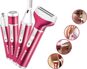 Depilator Verk Depilator golarka damska do ciała nóg trymer 4w1 wymienne końcówki usb Depilator golarka damska do ciała nóg trymer 4w1 wymienne końcówki usb 8