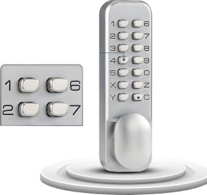 Verk Zamek szyfrowy kodowy mechaniczny na kod szyfrator klamka bez baterii Zamek szyfrowy kodowy mechaniczny na kod szyfrator klamka bez baterii 11