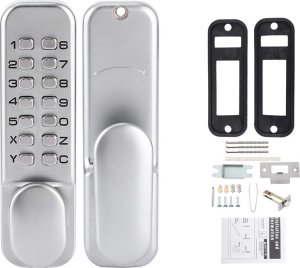 Verk Zamek szyfrowy kodowy mechaniczny na kod szyfrator klamka bez baterii Zamek szyfrowy kodowy mechaniczny na kod szyfrator klamka bez baterii 2