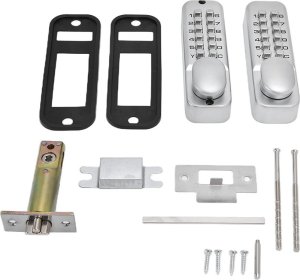 Verk Zamek szyfrowy kodowy mechaniczny na kod szyfrator klamka bez baterii Zamek szyfrowy kodowy mechaniczny na kod szyfrator klamka bez baterii 6