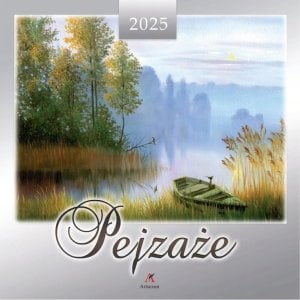 Artsezon Kalendarz wieloplanszowy Pejzaże 2025 Rozkład miesięczny 33x33cm 1