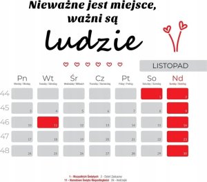 Artsezon Kalendarz biurkowy stojący 2025 Miesięczny 15x15cm 2