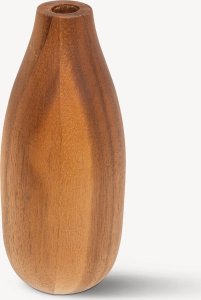 Atmosphera Wazon dekoracyjny z drewna akacji SOLIFLORE 3