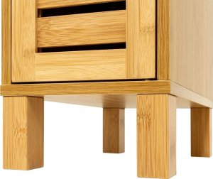 5five Wąska szafka bambusowa do łazienki SICELA, 30 x 19 x 120 cm 4