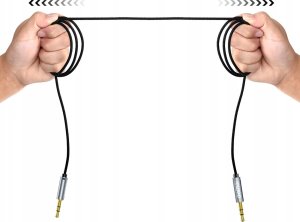 Choetech Kabel Choetech AUX002 mini jack 3.5mm (męski) / mini jack 3.5mm (męski) 1.2m - czarny 3