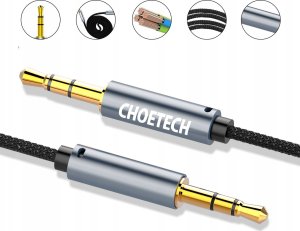 Choetech Kabel Choetech AUX002 mini jack 3.5mm (męski) / mini jack 3.5mm (męski) 1.2m - czarny 4